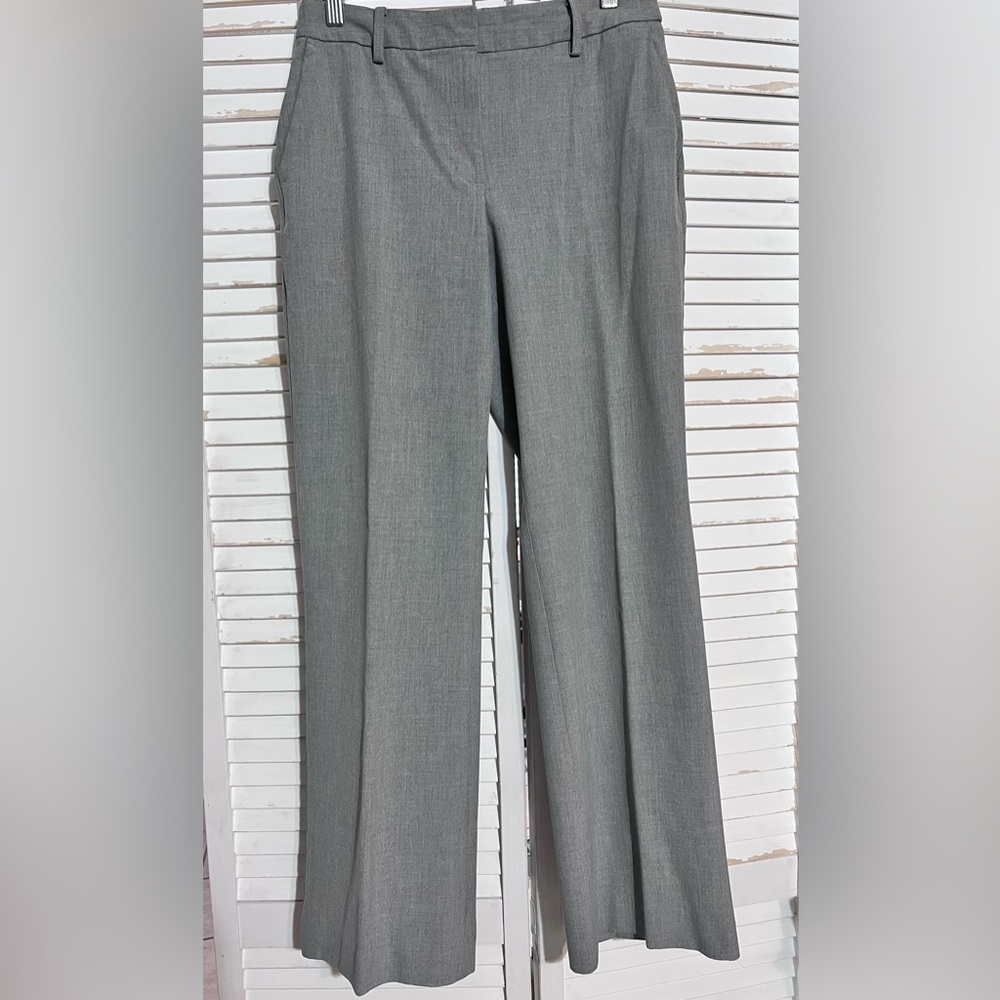 Talbots Grey Windsor Straight Wide-Leg Dress Pants ✅ Measurements